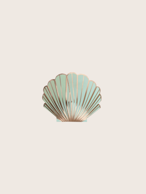 green-seashell-plain
